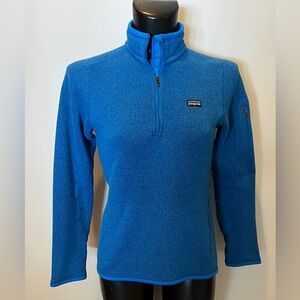 Patagonia Better Sweater Quarter Zip-Blue-Small
